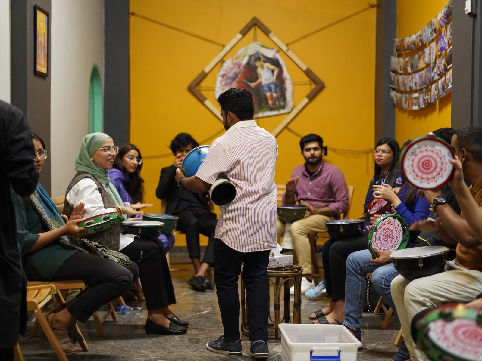 Workshop learning with local participants